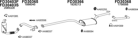 Veneporte 300608 - Система випуску ОГ autocars.com.ua