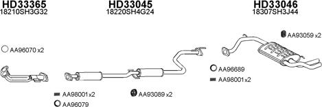 Veneporte 330017 - Система випуску ОГ autocars.com.ua