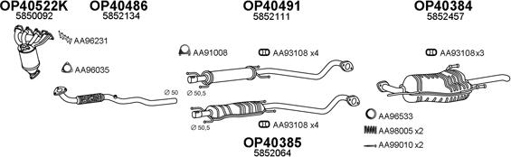 Veneporte 400070 - Система випуску ОГ autocars.com.ua