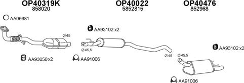 Veneporte 400105 - Система випуску ОГ autocars.com.ua