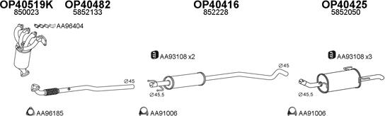 Veneporte 400207 - Система випуску ОГ autocars.com.ua