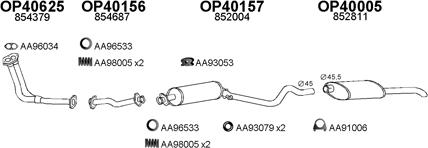 Veneporte 400260 - Система випуску ОГ autocars.com.ua