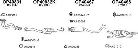 Veneporte 400436 - Система випуску ОГ autocars.com.ua