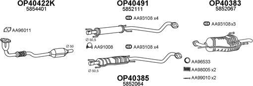 Veneporte 400471 - Система випуску ОГ autocars.com.ua