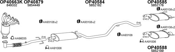 Veneporte 400508 - Система випуску ОГ autocars.com.ua