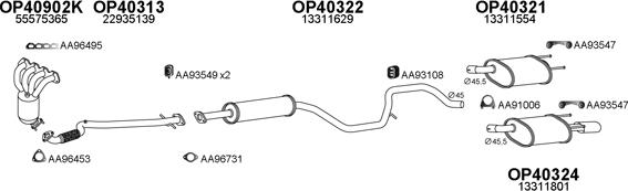 Veneporte 400654 - Система випуску ОГ autocars.com.ua