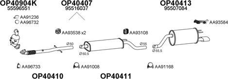 Veneporte 400675 - Система випуску ОГ autocars.com.ua