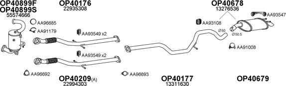 Veneporte 400703 - Система випуску ОГ autocars.com.ua