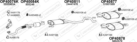 Veneporte 770370 - Система випуску ОГ autocars.com.ua