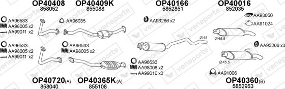 Veneporte 770377 - Система випуску ОГ autocars.com.ua