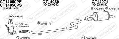 Veneporte 400789 - Система випуску ОГ autocars.com.ua