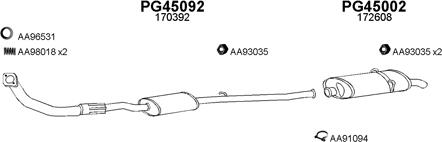 Veneporte 450027 - Система випуску ОГ autocars.com.ua