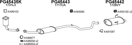 Veneporte 450034 - Система випуску ОГ autocars.com.ua