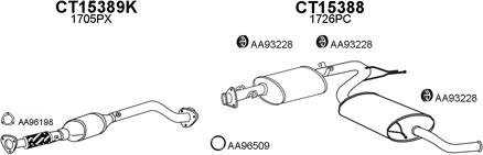 Veneporte 450165 - Система випуску ОГ autocars.com.ua