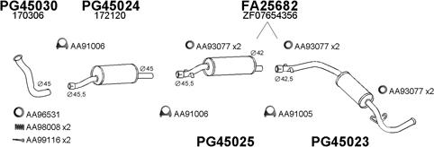 Veneporte 450178 - Система випуску ОГ autocars.com.ua