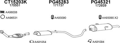 Veneporte 450208 - Система випуску ОГ autocars.com.ua