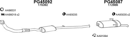 Veneporte 450327 - Система випуску ОГ autocars.com.ua