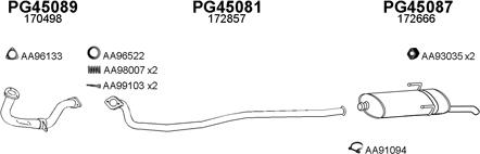 Veneporte 450335 - Система випуску ОГ autocars.com.ua
