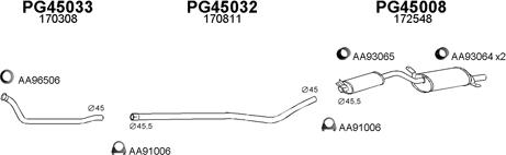Veneporte 450435 - Система випуску ОГ autocars.com.ua