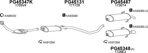 Veneporte 450483 - Система випуску ОГ autocars.com.ua
