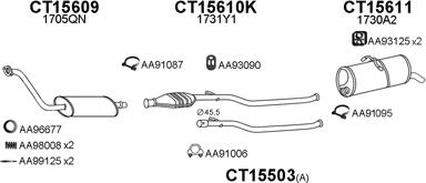 Veneporte 450508 - Система випуску ОГ autocars.com.ua