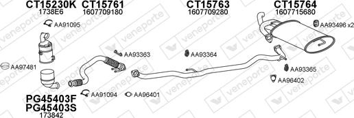 Veneporte 450757 - Система випуску ОГ autocars.com.ua