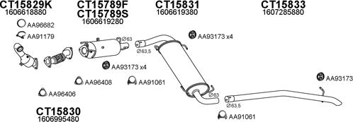 Veneporte 450799 - Система випуску ОГ autocars.com.ua