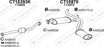 Veneporte 450931 - Система випуску ОГ autocars.com.ua