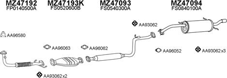 Veneporte 470009 - Система випуску ОГ autocars.com.ua