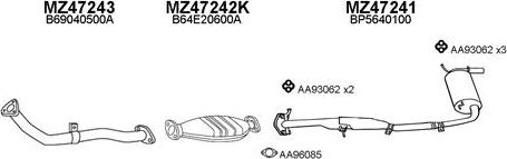 Veneporte 470012 - Система випуску ОГ autocars.com.ua