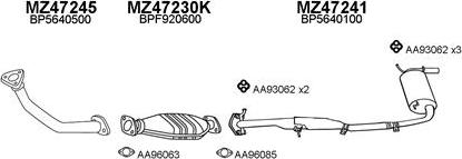 Veneporte 470013 - Система випуску ОГ autocars.com.ua