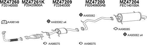 Veneporte 470019 - Система випуску ОГ autocars.com.ua