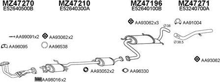Veneporte 470026 - Система випуску ОГ autocars.com.ua