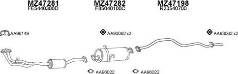 Veneporte 470047 - Система випуску ОГ autocars.com.ua