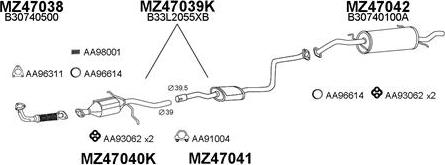 Veneporte 470050 - Система випуску ОГ autocars.com.ua