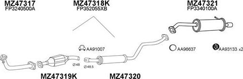 Veneporte 470053 - Система випуску ОГ autocars.com.ua