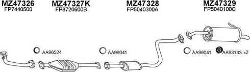 Veneporte 470057 - Система випуску ОГ autocars.com.ua