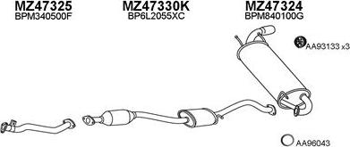 Veneporte 470060 - Система випуску ОГ autocars.com.ua