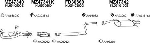 Veneporte 470064 - Система випуску ОГ autocars.com.ua