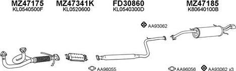 Veneporte 470074 - Система випуску ОГ autocars.com.ua