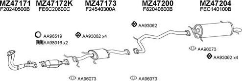 Veneporte 470090 - Система випуску ОГ autocars.com.ua