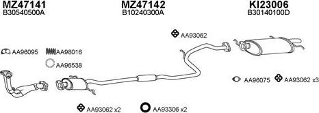 Veneporte 470095 - Система випуску ОГ autocars.com.ua