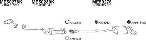Veneporte 500105 - Система випуску ОГ autocars.com.ua