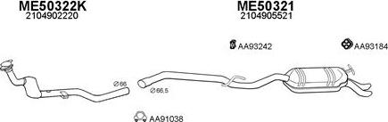 Veneporte 500178 - Система випуску ОГ autocars.com.ua