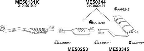 Veneporte 500208 - Система випуску ОГ autocars.com.ua