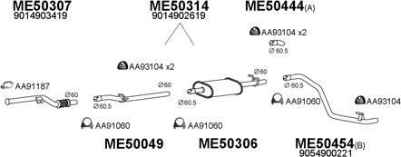 Veneporte 500335 - Система випуску ОГ autocars.com.ua