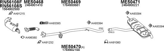 Veneporte 500368 - Система випуску ОГ autocars.com.ua