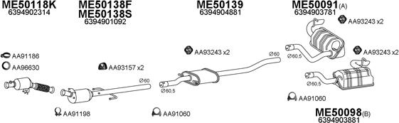 Veneporte 500386 - Система випуску ОГ autocars.com.ua