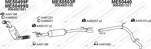 Veneporte 500397 - Система випуску ОГ autocars.com.ua