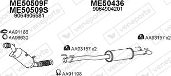 Veneporte 500416 - Система випуску ОГ autocars.com.ua